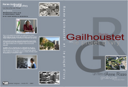 Plaquette Film Ren&eacute;e Gailhoustet et le projet d'Ivry